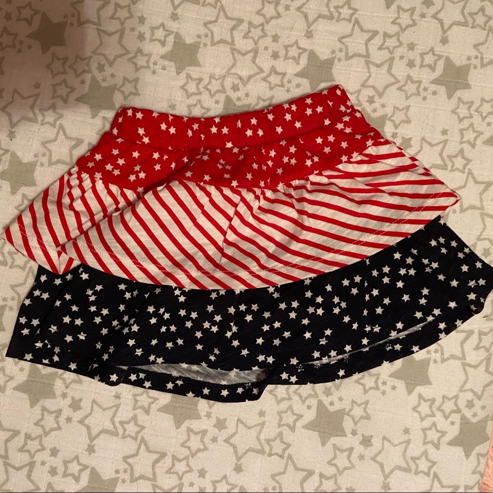 Jumping Bean July 4th colored skort 18M NWOT